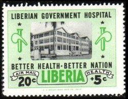 572 Liberia Hopital Hospital MNH ** Neuf SC (LBA-64) - Médecine