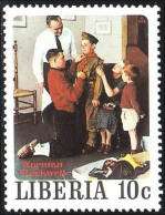 572 Liberia Scout Norman Rockwell MNH ** Neuf SC (LBA-15a) - Liberia