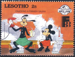 570 Lesotho Disney Sauna Steam Vapeur MNH ** Neuf SC (LES-16d) - Thermalisme