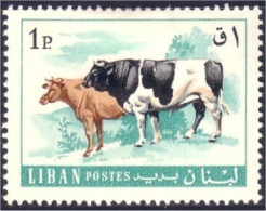 566 Liban Cattle Bull Cow Vache Taureau MH * Neuf (LBN-74) - Boerderij