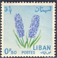 566 Liban Hyacinth Jacinthe MH * Neuf (LBN-64) - Liban