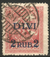562 Latvia 1921 Divi 2 Rub (LAT-56) - Lettland