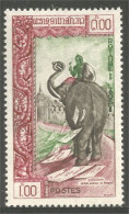 560 Laos Mail Service Courrier Elephant Elefant Elefante Olifant Norsu MH * Neuf (LAO-182) - Elefanten