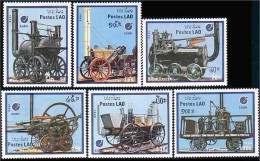 560 Laos Essen 88 Anciennes Old Locomotives MNH ** Neuf SC (LAO-67) - Laos