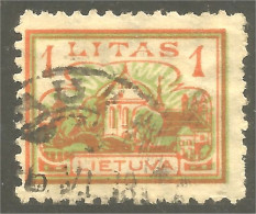 576 Lithuania Lietuva 1923 Eglise Church Launas (LIT-58) - Lituanie