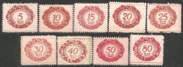 574 Liechtenstein 1920 Timbres Taxe Postage Due (LIE-70) - Postage Due