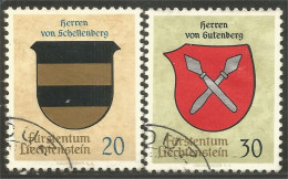 574 Liechtenstein Blason Ecusson Coat Arms Schelleberg Gutenberg Armoiries (LIE-68) - Neufs