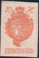 574 Liechtenstein 1920 Armoiries Coat Of Arms 10H Imperforate Non Dentelé MNH ** Neuf SC (LIE-31) - Briefmarken