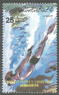 573 Libye Plongeur Plongée Diver Diving Fish Fisch Poisson Pesce MNH ** Neuf SC (LBY-68a) - Tauchen