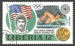 572 Liberia Natation Swimming Munich 72 Mark Spitz (LBA-234) - Natation