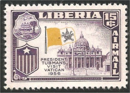 572 Liberia Drapeau Vatican Flag MH * Neuf (LBA-228) - Francobolli