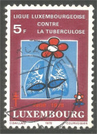 584 Luxembourg 1978 Tunerculose Tuberculosis Lungs Poumons Fleur Flower (LUX-133) - Minéraux