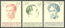 584 Luxembourg 1939 Charlotte Felix Jean 339-341 330-332 MNH ** Neuf SC (LUX-105) - Ungebraucht