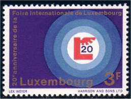 584 Luxembourg Foire Internationale Fair MNH ** Neuf SC (LUX-67c) - Fabriken Und Industrien
