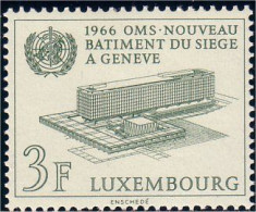 584 Luxembourg OMS WHO Health Santé Organisation MNH ** Neuf SC (LUX-61a) - Neufs