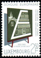 584 Luxembourg Tableau Ecole School Blackboard MNH ** Neuf SC (LUX-39a) - Usados