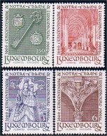 584 Luxembourg Sculptures Anges Angels Cathedrale MNH ** Neuf SC (LUX-62c) - Abbayes & Monastères