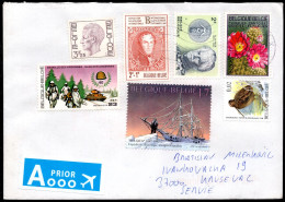 Belgium 1997 - "R" Letter - Cover - Birds - Ship - Lettres & Documents