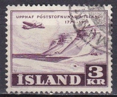 IS053B – ISLANDE – ICELAND – 1951 – MAIL DELIVERY – Y&T # 237 - USED - Oblitérés