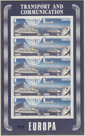 GIBRALTAR 544-547, 2 Kleinbogen, Postfrisch **, Europa: Transport- Und Kommunikationsmittel, 1988 - Gibraltar