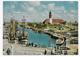 2242  NORDSEEBAD BÜSUM  --  ALTER HAFEN MIT LEUCHTTURM  1966 - Büsum