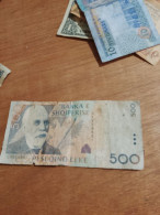 BILLET ALBANIE / 500 BANKA E SHQIPERISE  / PESEQIND LEKE  2007 - Albania