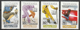 Tanzania 1988, Postfris MNH, Olympic Games - Tansania (1964-...)