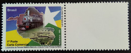 C 2926 Brazil Personalized Stamp Tourism Rondonia Train Map Flag Star 2009 Vignette White - Sellos Personalizados