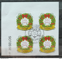 C 2917 Brazil Stamp Merry Christmas Happy Holidays 2009 Block Of 4 CBC RS - Nuovi