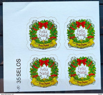 C 2917 Brazil Stamp Merry Christmas Happy Holidays 2009 Block Of 4 - Nuovi