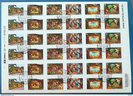 C 2916 Brazil Stamp Christmas Religion Crib 2009 Sheet CBC SP - Nuovi