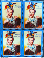 C 2906 Brazil Stamp Carmen Miranda Music Woman 2009 Block Of 4 - Nuovi