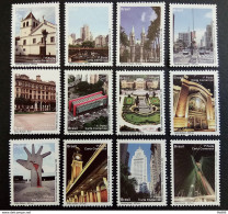 C 2885 Brazil Depersonalized Stamp Tourism Sao Paulo Church Bridge 2009 Vertical Complete Series - Sellos Personalizados