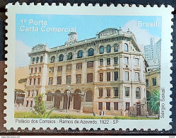 C 2878 Brazil Depersonalized Stamp Tourism Sao Paulo 2009 Palacio Dos Correios Architecture Postal Service - Personalizzati