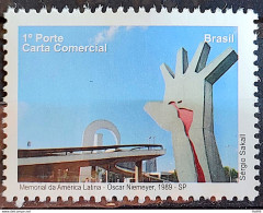 C 2883 Brazil Depersonalized Stamp Tourism Sao Paulo 2009 Latin America Memorial Oscar Niemeyer - Personalized Stamps