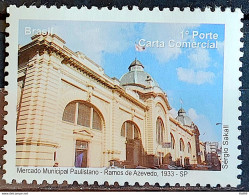 C 2879 Brazil Depersonalized Stamp Tourism Sao Paulo 2009 Municipal Market Architecture - Gepersonaliseerde Postzegels
