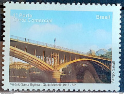 C 2877 Brazil Depersonalized Stamp Tourism Sao Paulo 2009 Viaduto Santa Ifigenia Ponte Arquitetura - Gepersonaliseerde Postzegels