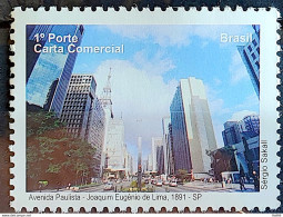 C 2874 Brazil Depersonalized Stamp Tourism Sao Paulo 2009 Avenida Paulista - Personalisiert