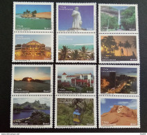C 2861 Brazil Depersonalized Stamp Tourism Ceara 2009 Complete Series - Gepersonaliseerde Postzegels