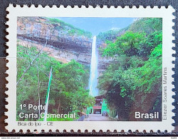 C 2862 Brazil Depersonalized Stamp Tourism Ceara 2009 Waterfall Bica Do Ipu - Gepersonaliseerde Postzegels