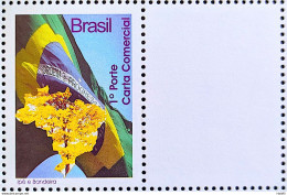 C 2854 Brazil Personalized Stamp Tourism Ipe Flag Map 2009 Vertical Vignette White - Gepersonaliseerde Postzegels