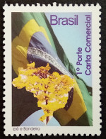 C 2854 Brazil Depersonalized Stamp Tourism Ipe And Flag 2009 Vertical No Date - Gepersonaliseerde Postzegels
