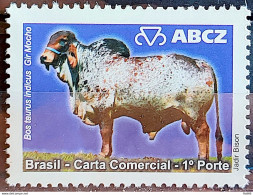C 2798 Brazil Depersonalized Stamp EXPOZEBU ABCZ Cattle Ox 2009 Gir Mocho - Gepersonaliseerde Postzegels