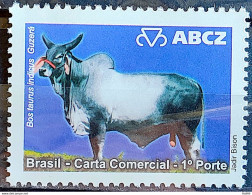 C 2795 Brazil Depersonalized Stamp EXPOZEBU ABCZ Cattle Ox 2009 Guzera - Sellos Personalizados