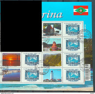 C 2783 Brazil Personalized Stamp Santa Catarina 2009 CPD SP Right Side Od The Sheet Very Rare - Personalisiert