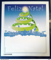 Brazil Aerogram Cod 076 NATAL 2009 BRASILIA CURITIBA RIO JANEIRO Christmas - Postal Stationery