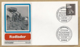 DE.- ERSTTAGSBRIEF. INDUSTRIE & TECHNIK. RADLADER. DAUERSERIE. ERSTAUSGABETAG 12.07.1979. BERLIN 12. FDC. - 1971-1980