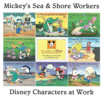 Lot Timbres Thematique " Disney " - Disney