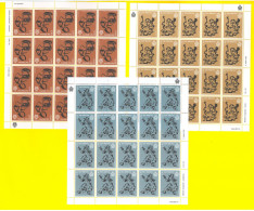 SAN MARINO 2023 N.3 New Sheet Mestieri Artigiani - Foglietti Nuovi - Blocks & Sheetlets