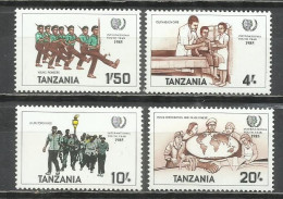8527Q- MNH** AFRICA SERIE COMPLETA TANZANIA 1986 COLONIA INGLESA 266P/266S - Tanzania (1964-...)
